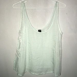 Women’s Volcom Blouse in light green, M